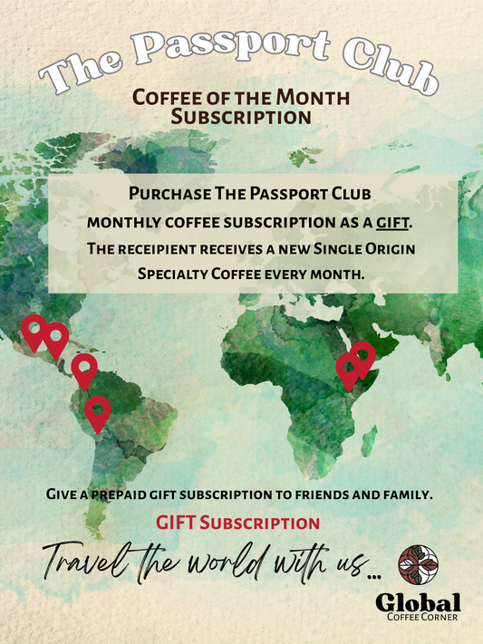 Coffee of the Month Gift - Prepaid Subscription to The Passport Club