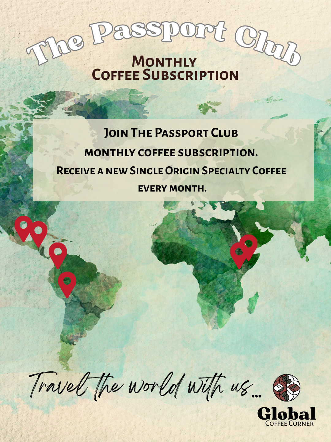 The Passport Club - Coffee of the Month Subscription